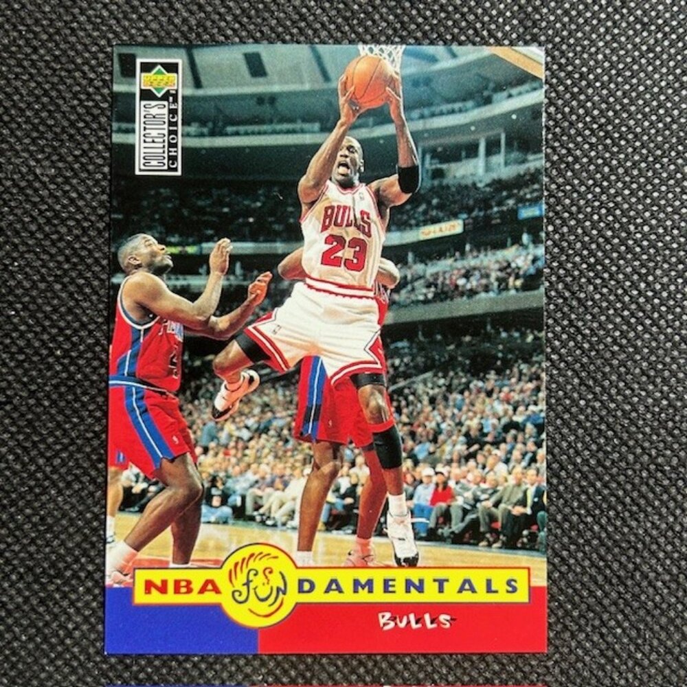 1996-97 Upper Deck Collector's Choice NBA Fundamentals Michael Jordan #195 Bulls